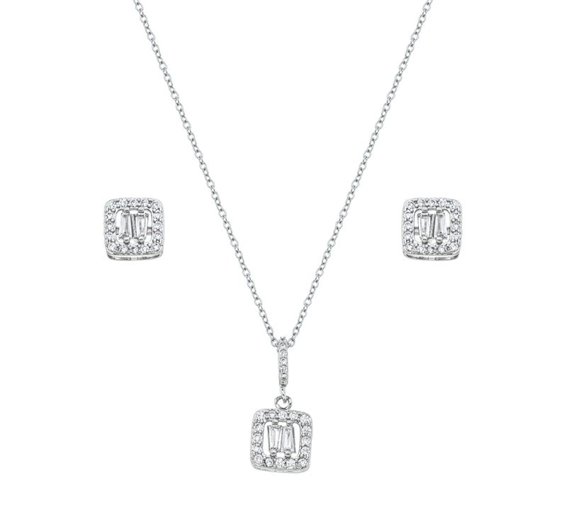 Conjunto Ponto de Luz Quadrado