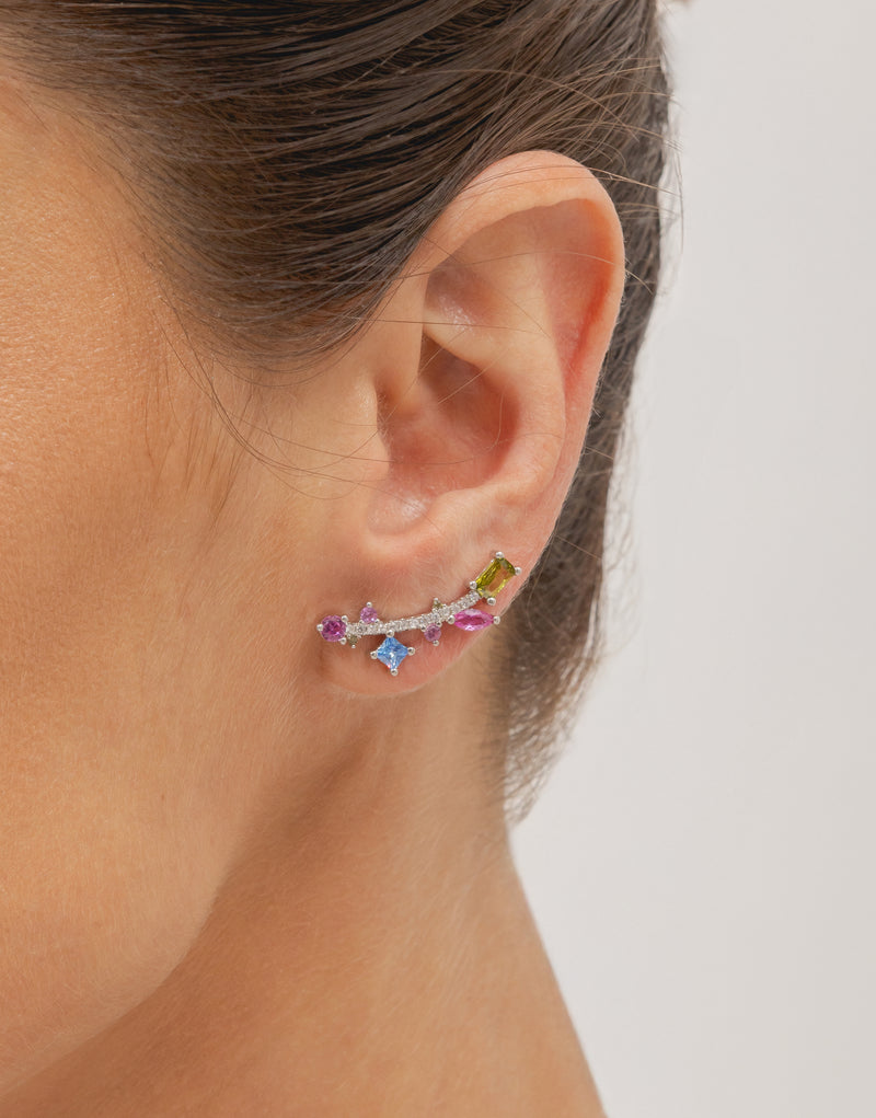 Brinco Earcuff Flowers