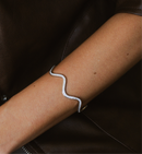 Bracelete Ondulado Cravejado