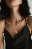 Colar Duo Color Cravejado