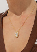 Colar Duo Color Cravejado