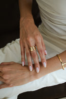 Anel Cravejado - Ajustável