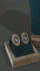 Brinco Duo Color Cravejado